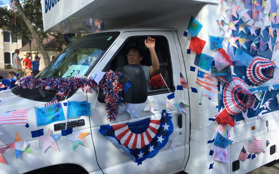 Help Decorate the Bookmobile for the Fourth of July!