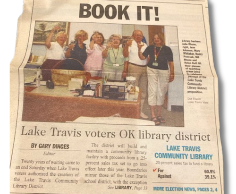 Lake Travis Community Library District 20th Anniversary